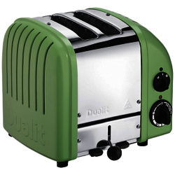 Dualit Made to Order Classic 2-Slice Toaster Stainless Steel/Pale Green Matt